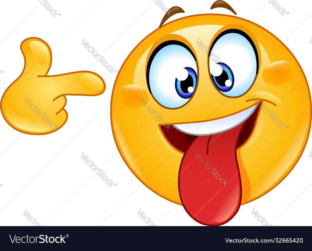 Crazy emoji Royalty Free Vector Image - VectorStock