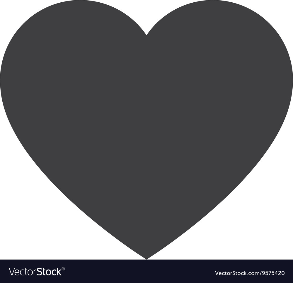 Download Simple heart icon Royalty Free Vector Image - VectorStock