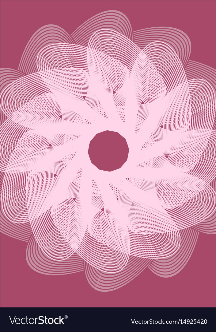 wedding background template with white outline vector image