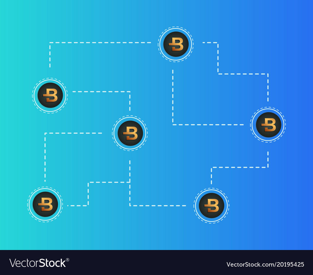 Bytecoin cryptocurrency blockchain word background