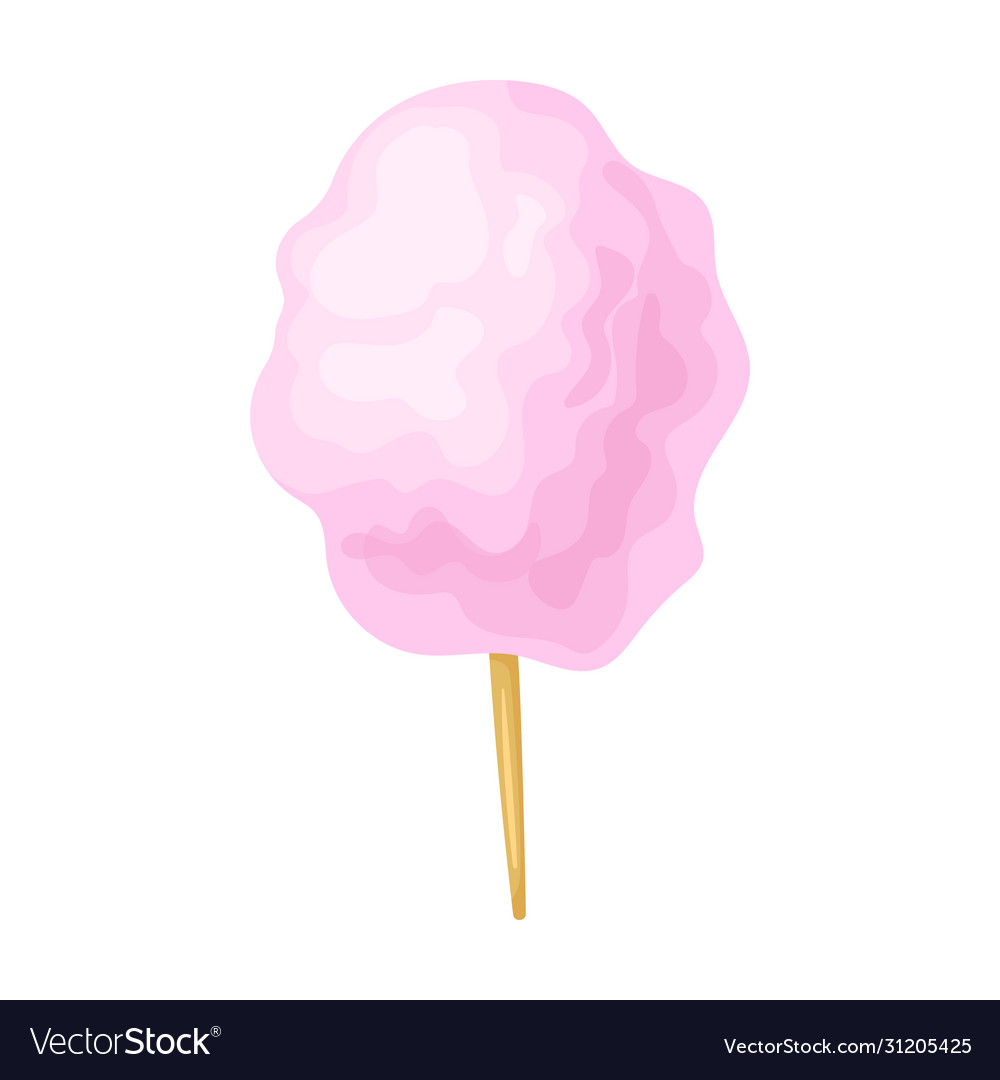 Candy floss iconcartoon icon Royalty Free Vector Image