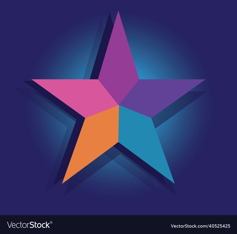 Colorful star logo