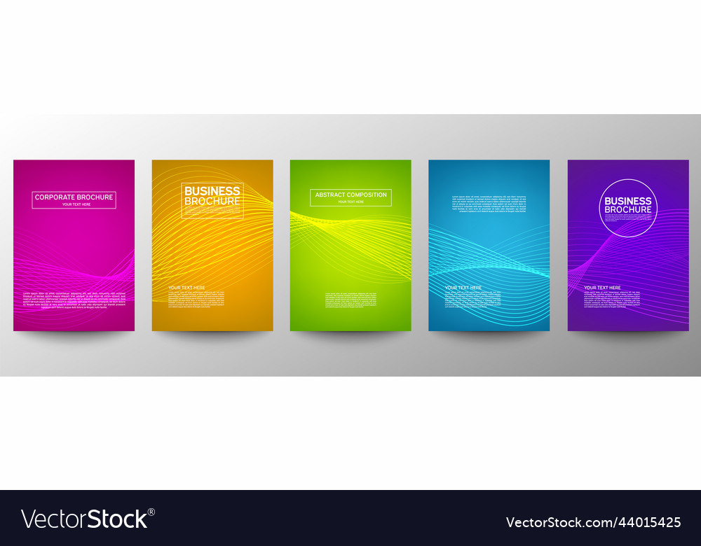 Cover geometric minimal set abstract line pattern vector image Cover geometric minimal set abstract line pattern