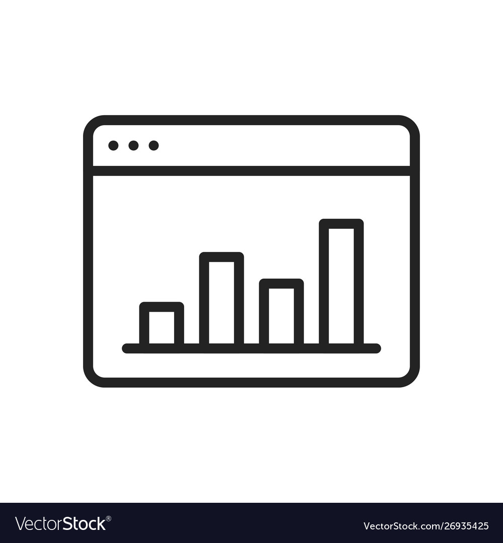 Datenanalyse Web-Icons in Liniendiagrammen vector image Datenanalyse Web-Icons in Liniendiagrammen