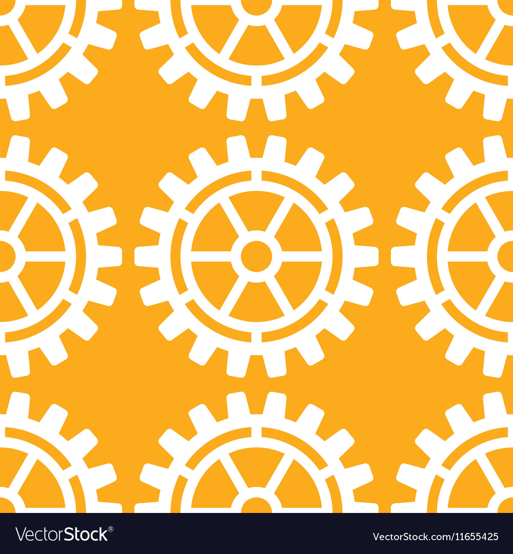 Gears icons seamless patterns