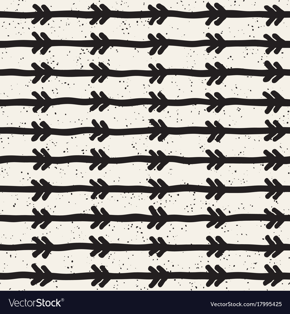 Seamless pattern with hand drawn lines abstract