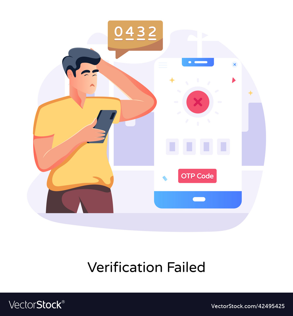 Verification failed