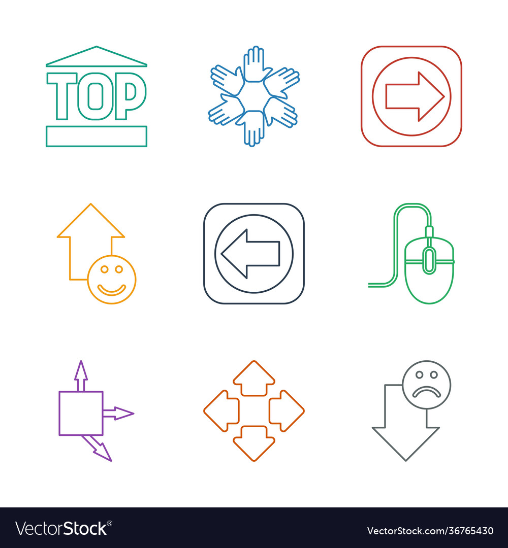 9 cursor icons