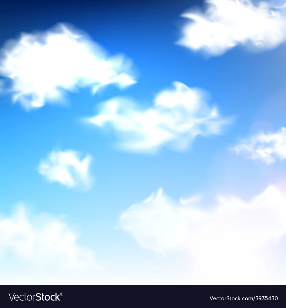 Blue sky with clouds