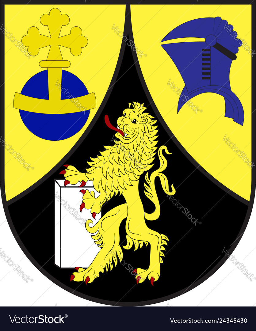 Coat of arms ramstein-miesenbach Royalty Free Vector Image