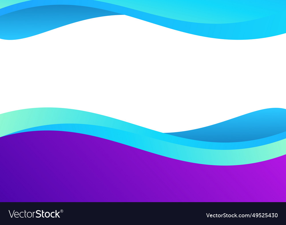 Gradient wave white background modern style design