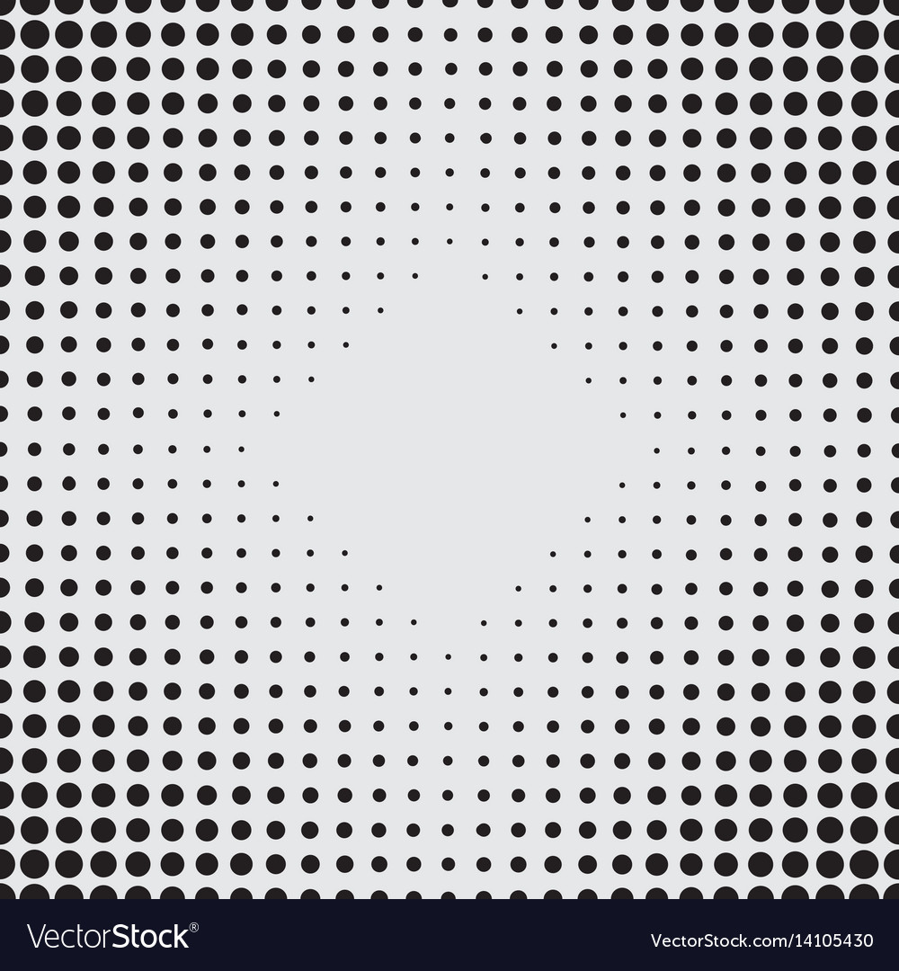 Halftone Punkte auf weißem Hintergrund