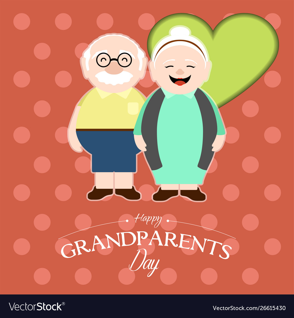 Happy grandparents day Royalty Free Vector Image