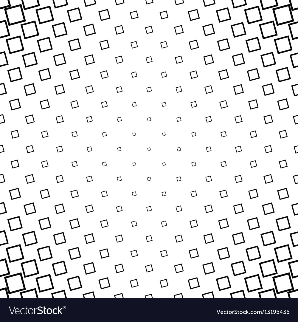 Abstract black white angular square pattern design