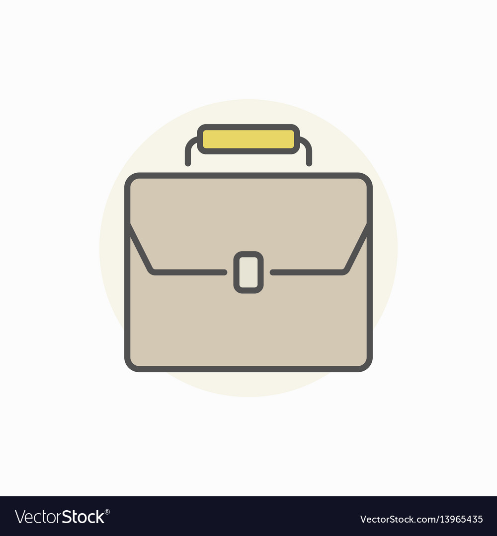 Briefcase colorful icon