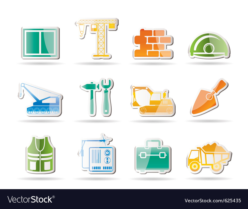 Building and construction icons