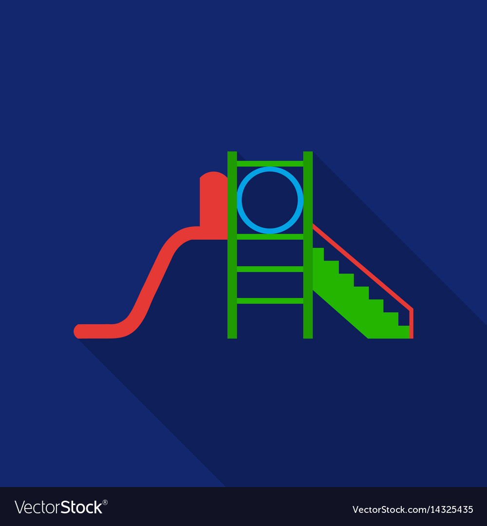 Flat Slide Icon - Playground