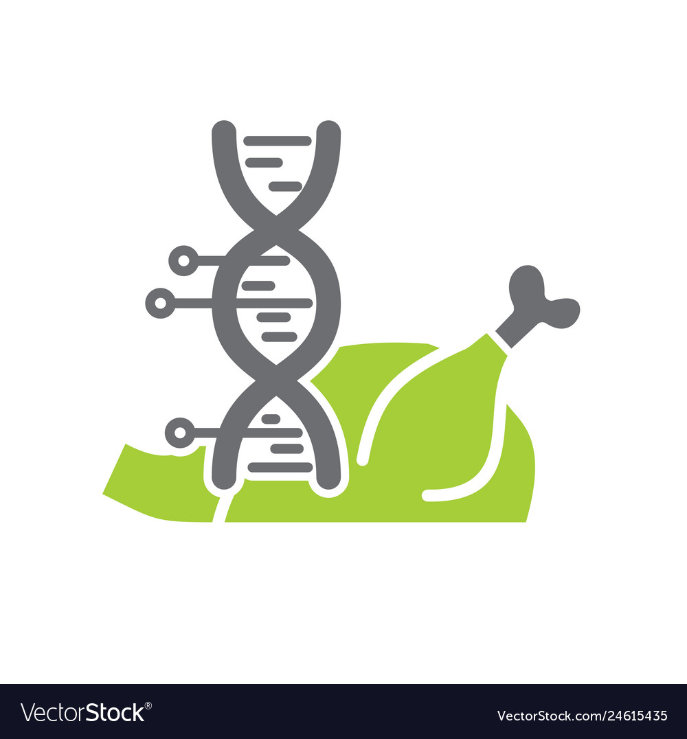 Gmo icon on background for graphic and web design vector image Gmo icon on background for graphic and web design