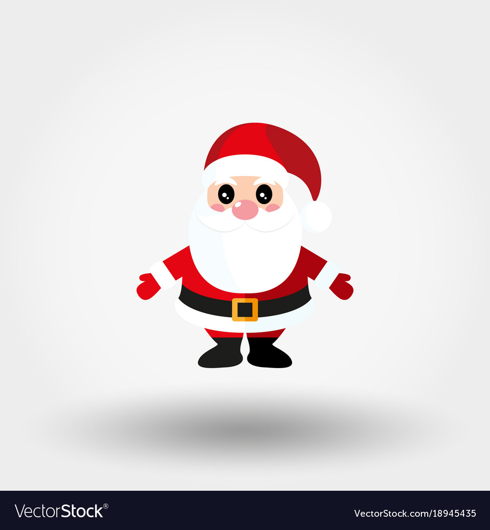 Santa claus ikone flach