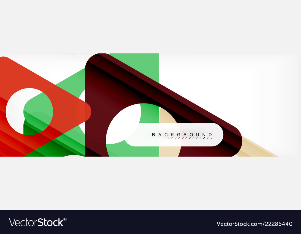 Abstract geometric background modern overlapping vector image Abstract geometric background modern overlapping