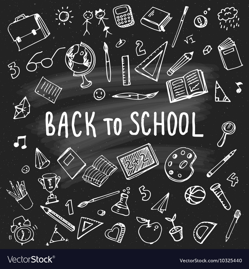 Back to school Royalty Free Vector Image - VectorStock