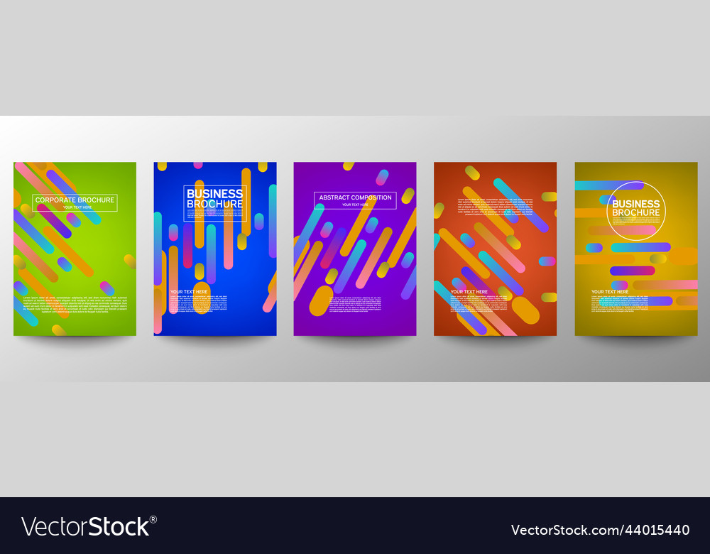 Cover geometric minimal set abstract line pattern vector image Cover geometric minimal set abstract line pattern