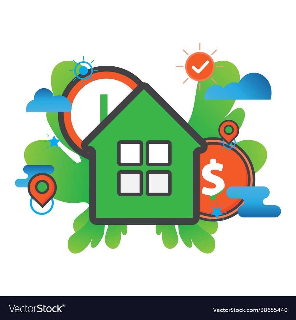 Home flat icon can use for design elementui