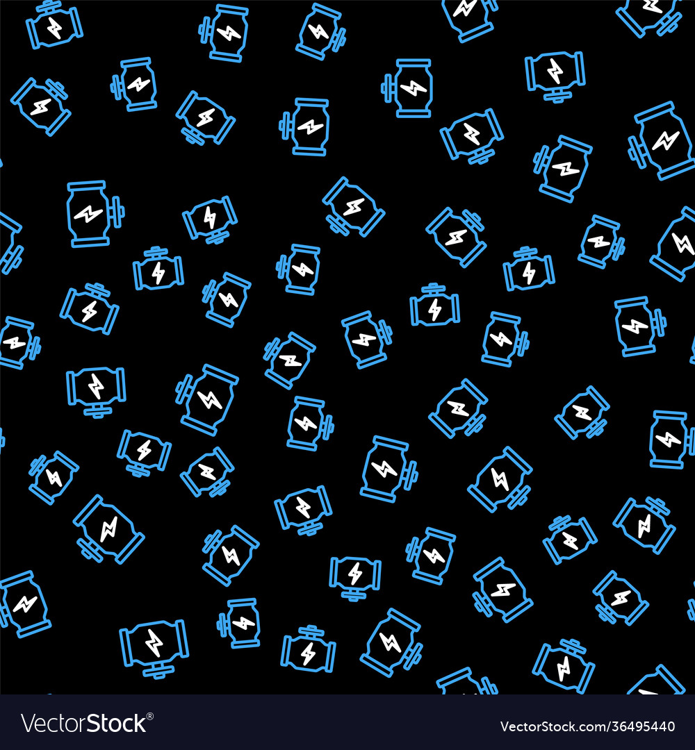Line check engine icon isolated seamless pattern vector image Line check engine icon isolated seamless pattern