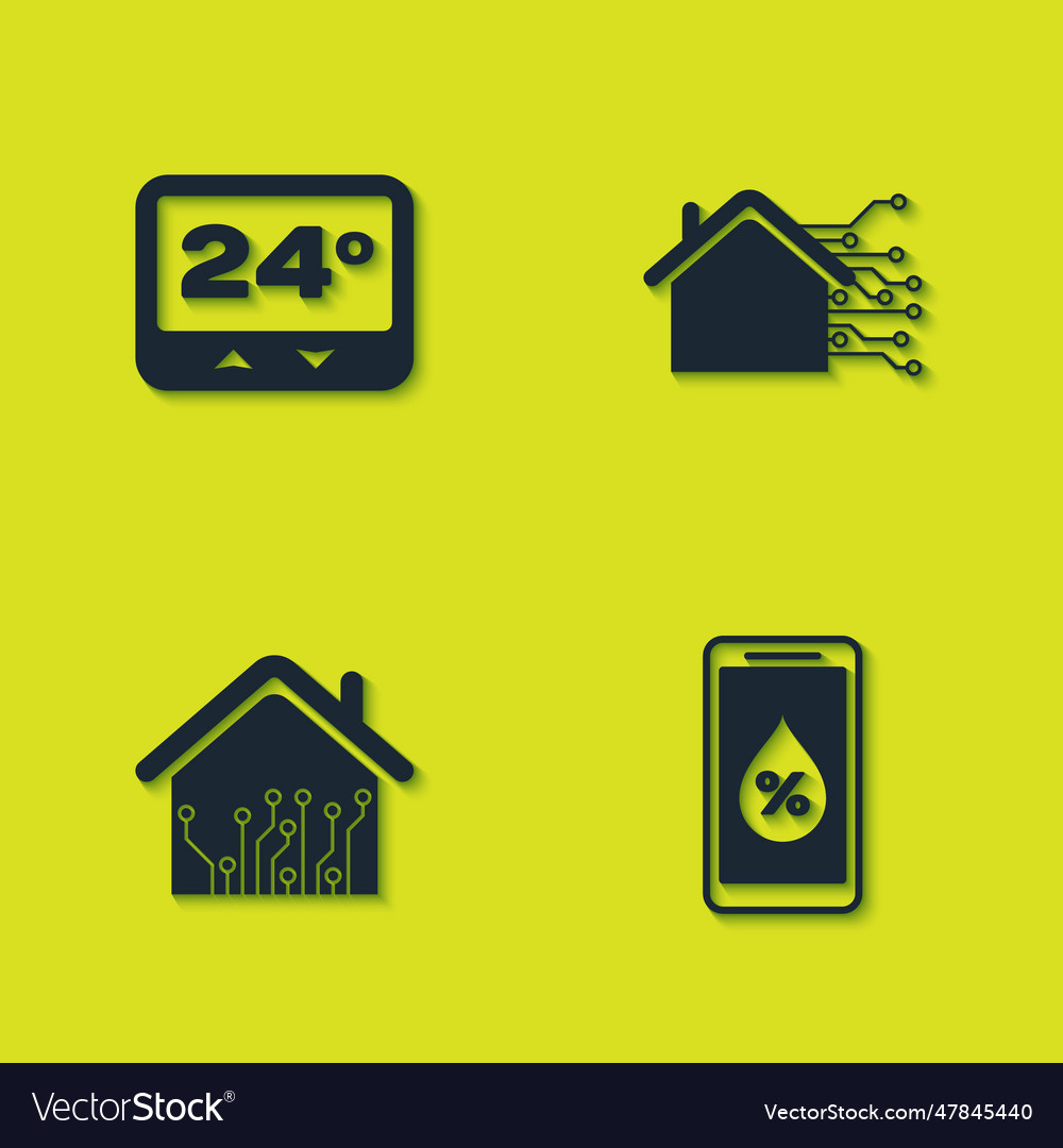 Set thermostat humidity for smart home