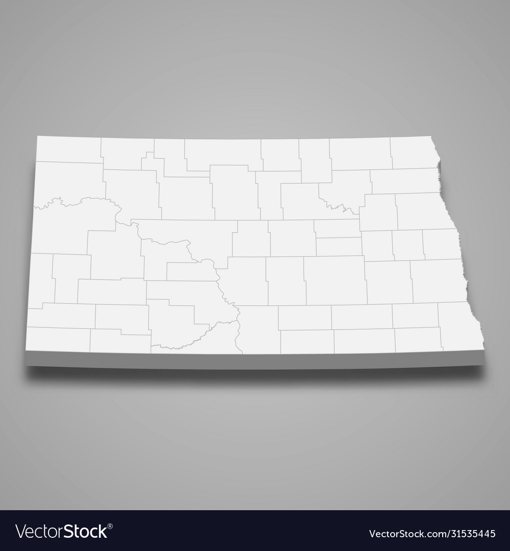 3d map state united states