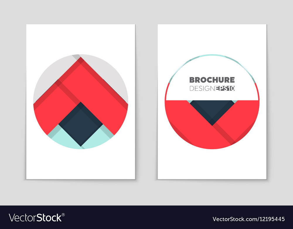 Abstract layout background set for art