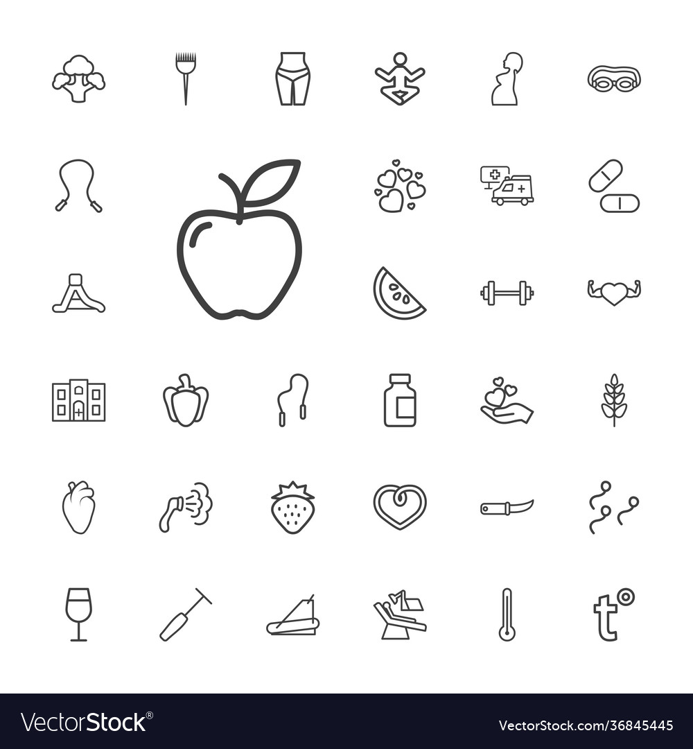 Gesundheit Icons