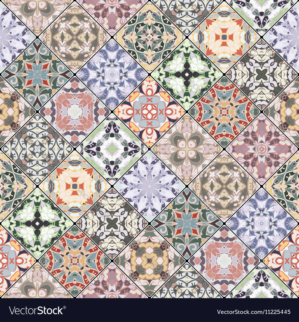 Patchwork abstract patterns