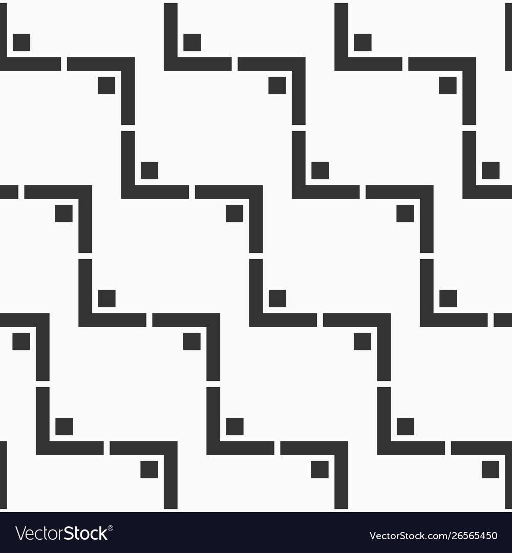 Abstract seamless pattern monochrome background vector image Abstract seamless pattern monochrome background