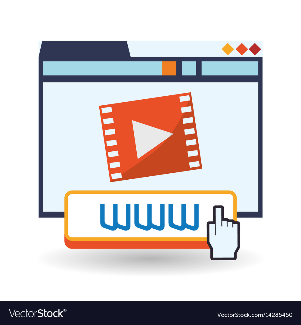 Cloud computing design media icon isolated