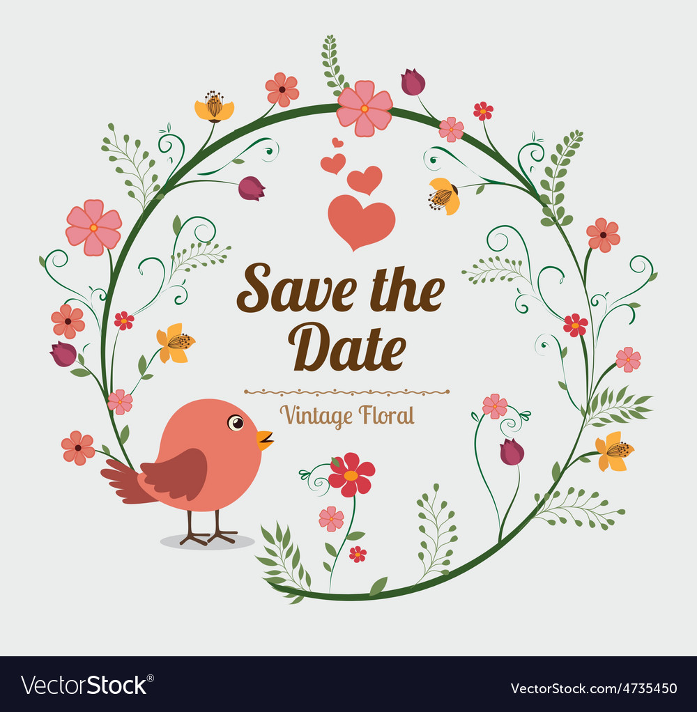 Save the date design