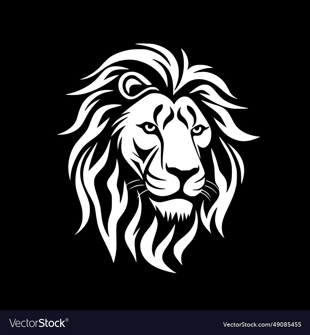 Lion - minimalist and flat logo