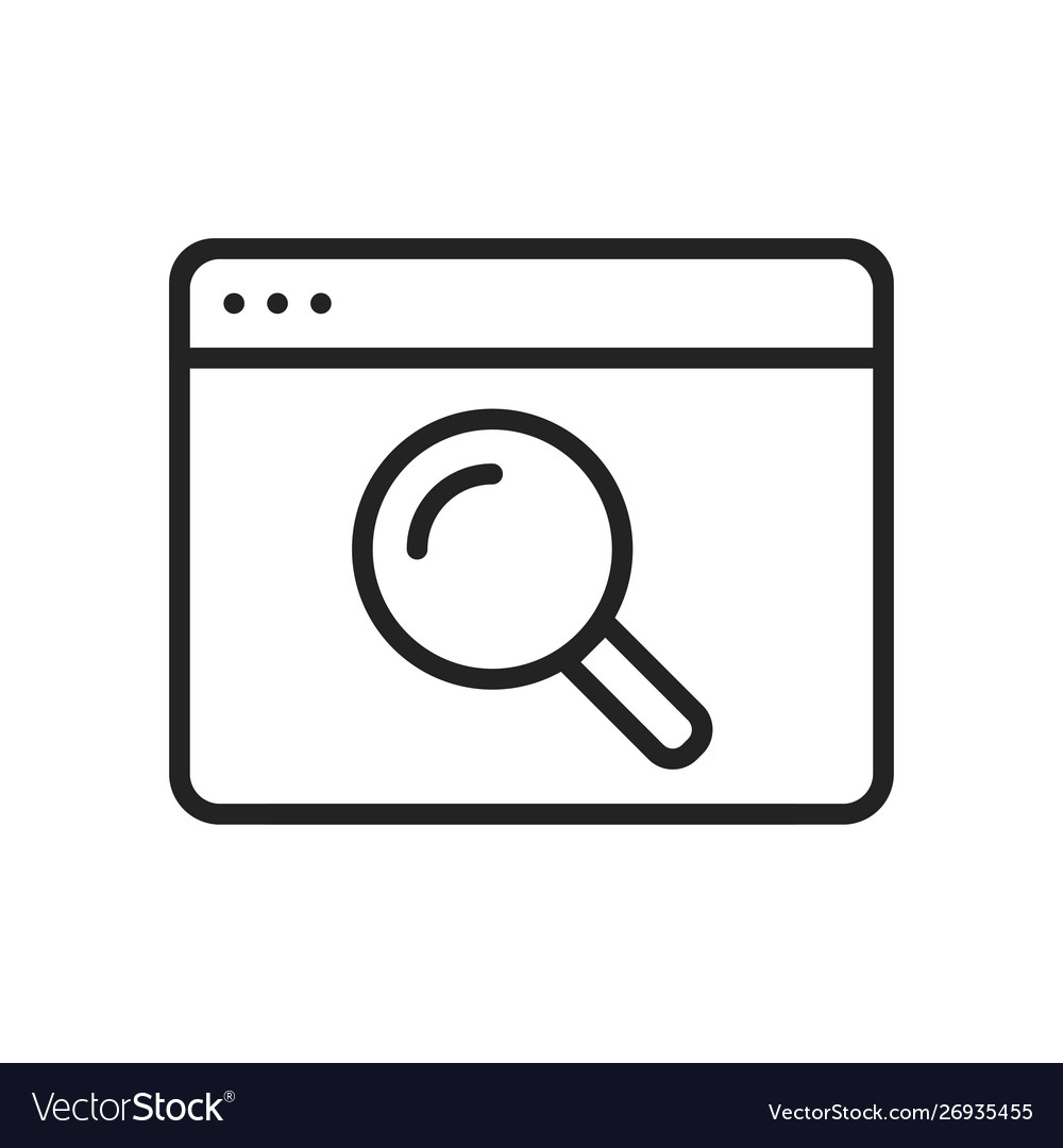 Seo and development web icons in line style