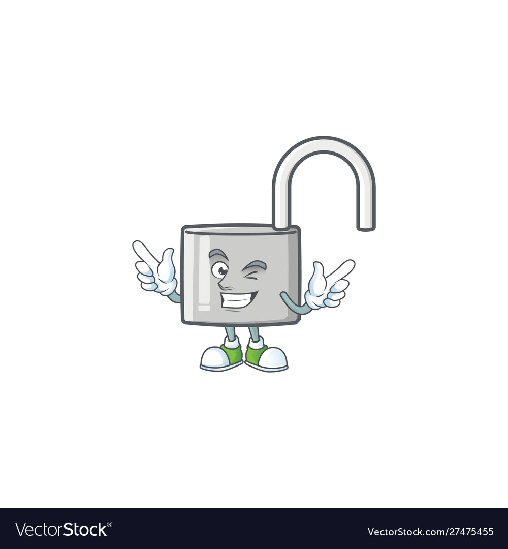 Wink unlock key icon in character