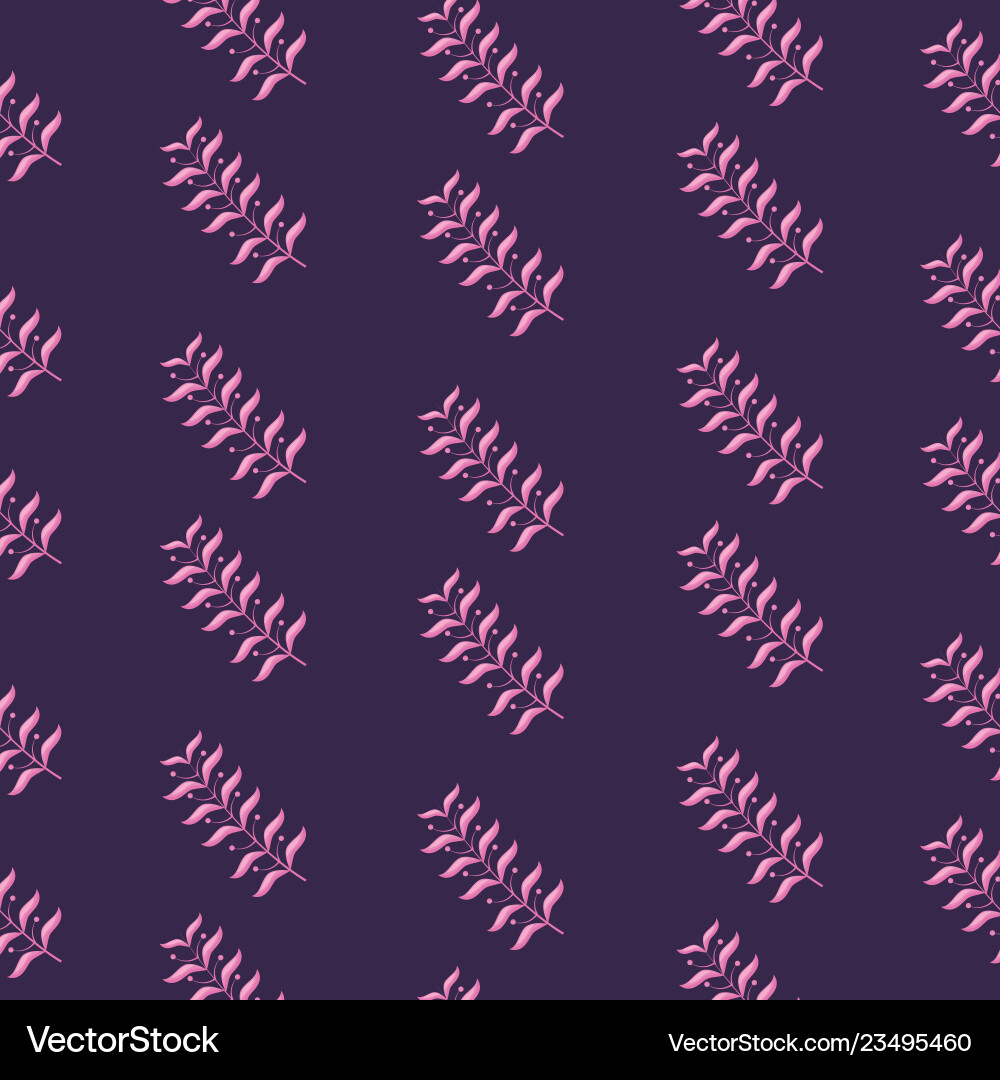 Ecology leafs plants pattern Royalty Free Vector Image