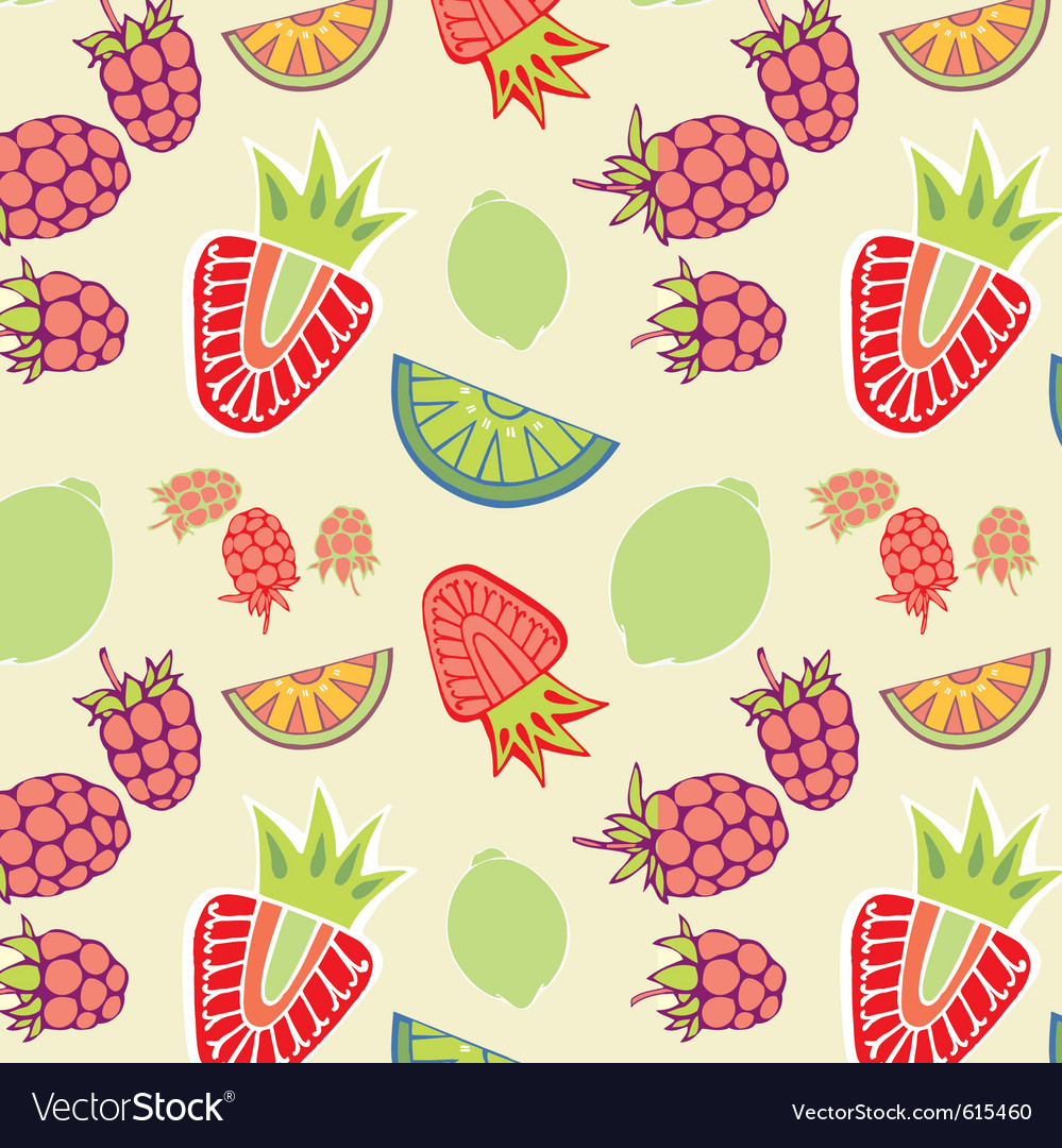 Hand drawn seamless print Royalty Free Vector Image