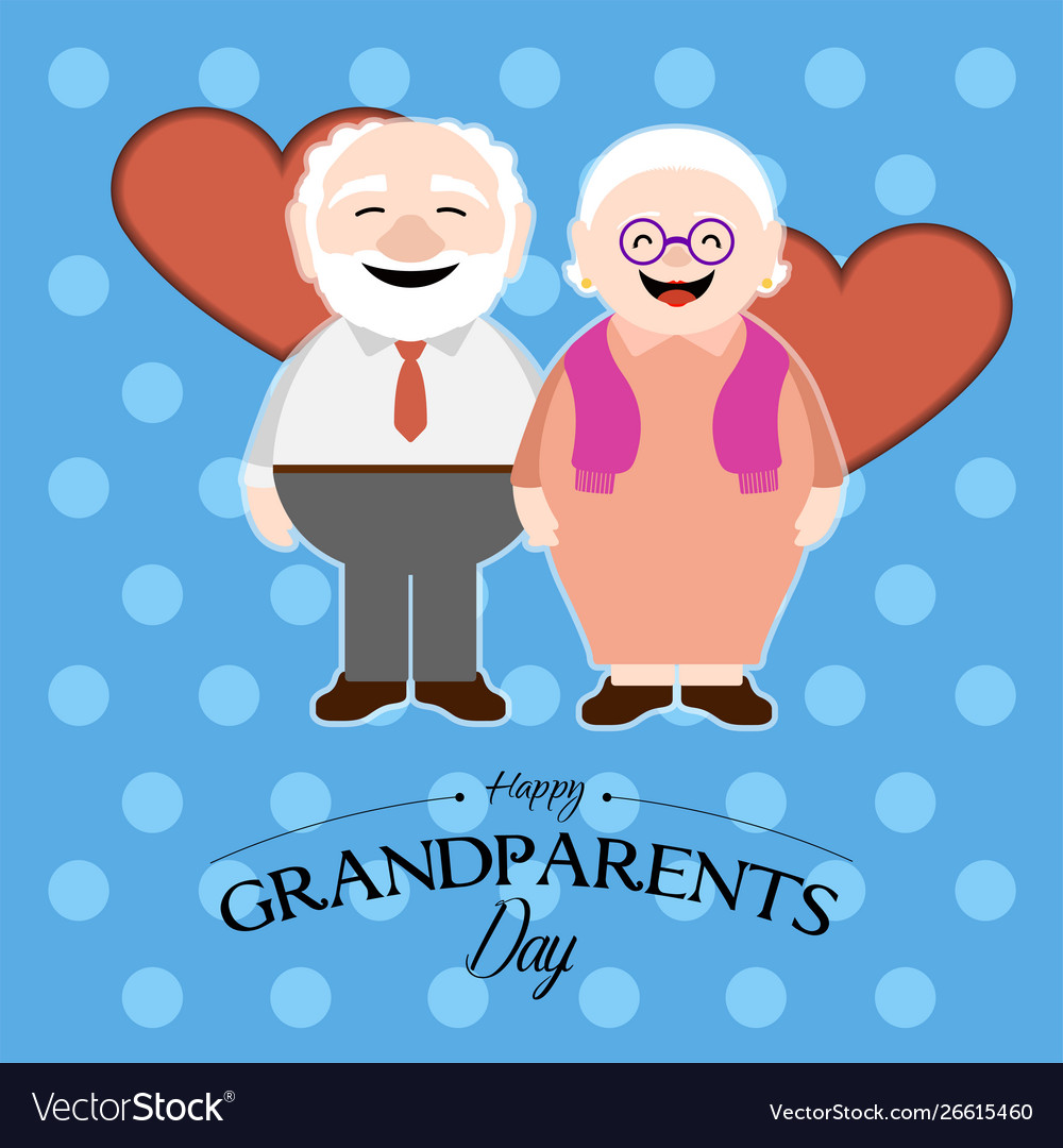 Happy grandparents day Royalty Free Vector Image