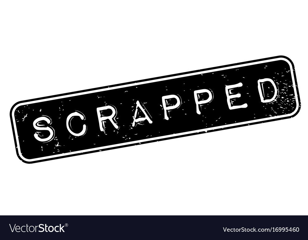 Scrapped rubber stamp Royalty Free Vector Image