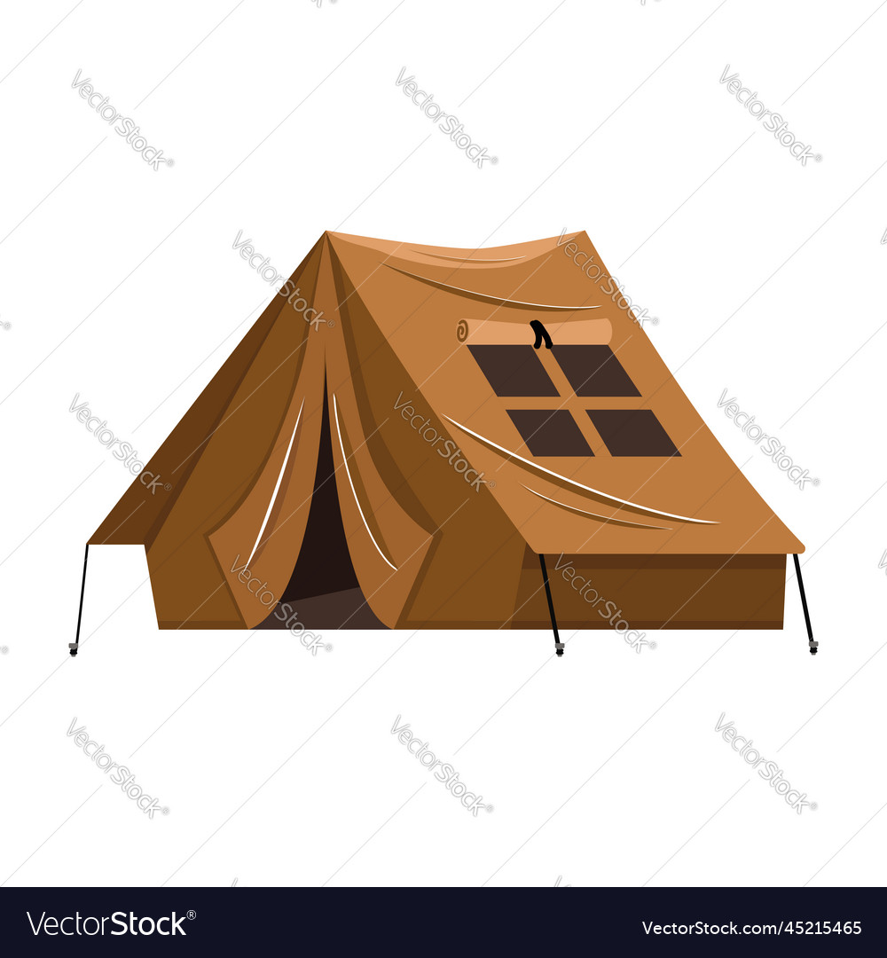 Camping travel tent flat icon