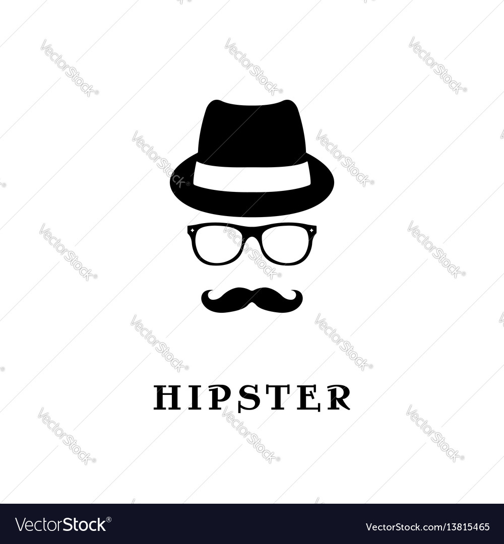 Fashion silhouette hipster