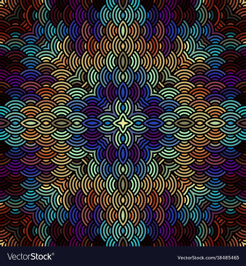 Geometric abstract pattern