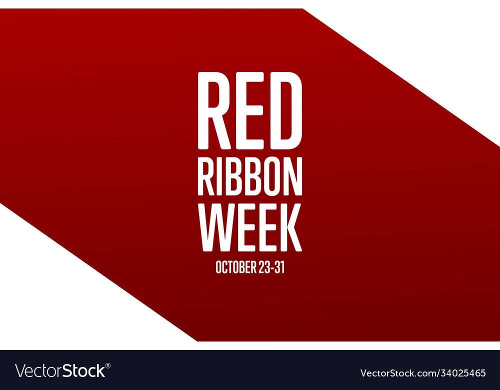 National red ribbon week october 23-31 holiday