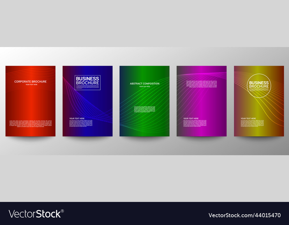Cover geometric minimal set abstract line pattern vector image Cover geometric minimal set abstract line pattern