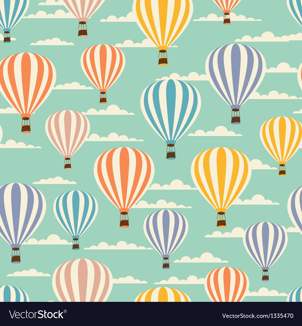 Retro Balloon Pattern