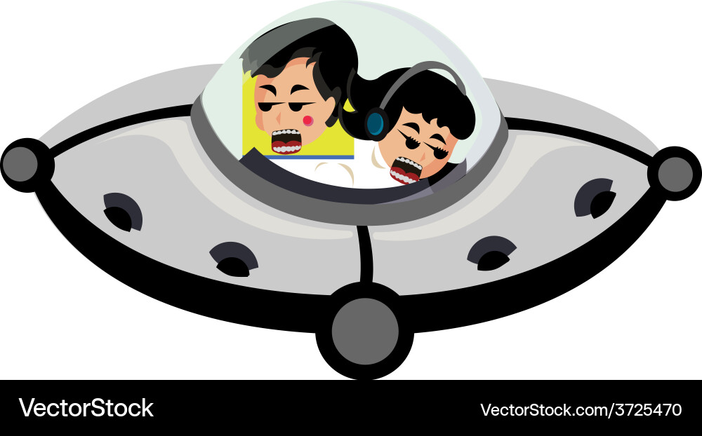 Spaceship Royalty Free Vector Image - VectorStock